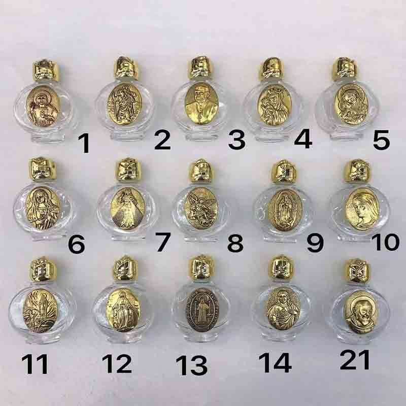 15 Soorten Heilige Water Jezus Fles Religieuze Kruis Fles Christian Virgin Sculptuur Fles, Heilige Water Fles