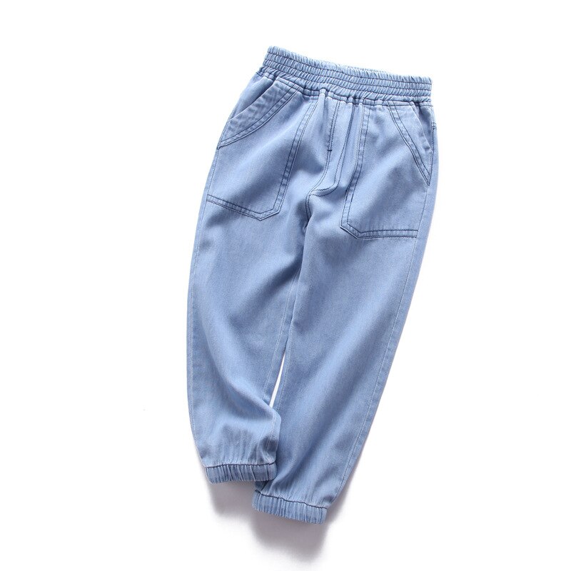 Jeans de Cowboy pour bébés filles | Vêtements en Denim, taille élastique, pour enfants de 2-3-4-5-6 ans,: Light blue 1 / 24M