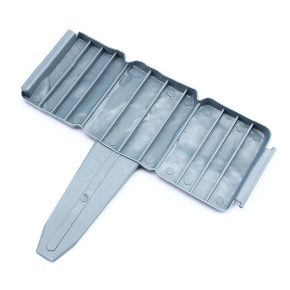 Stone Effect Plastic Garden Lawn Edging Plant Border Gardening Stone Effect Lawn Edging Plastic Fence Grey 10 Pcs