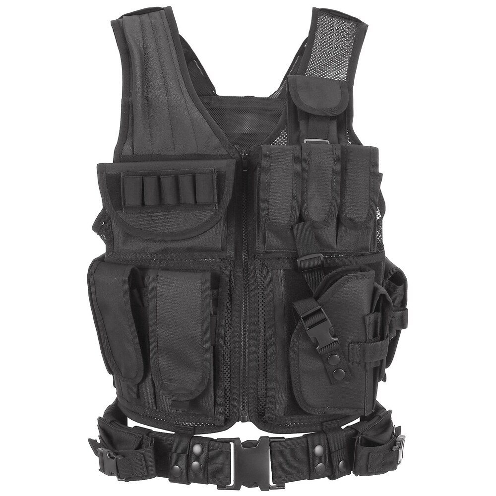 Multi-functional Breathable Vest Outdoor Quick Disassembly CS Field Protections Vest Training Equipment: 2
