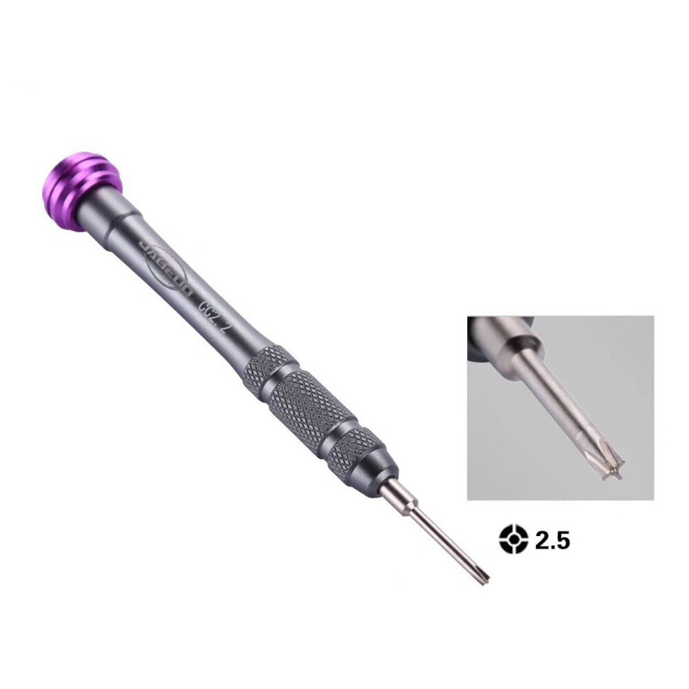 Tournevis en acier allié 0.6Y pour iPhone 11 Pro X Xs max XR 8 7 6 6s 5s tournevis pour Samsung Huawei Xiaomi outils de réparation de téléphone: 2.5
