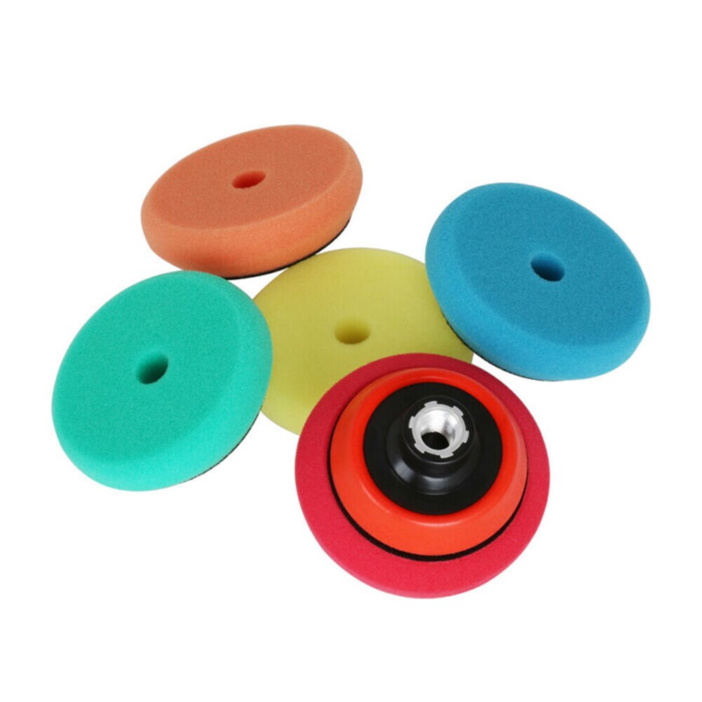 Reduction Polishing Buffing Pad Waxing Sealing glaze. 3 Inch Sponge Kit Set