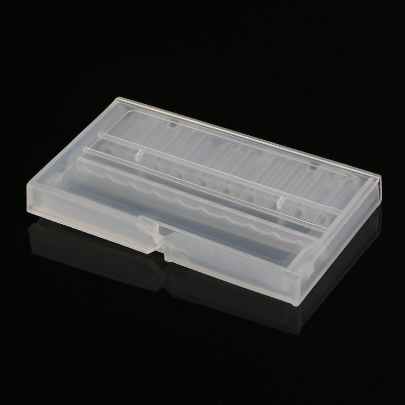 10 trous clou foret boîtier en plastique vide boîte de rangement fraises support