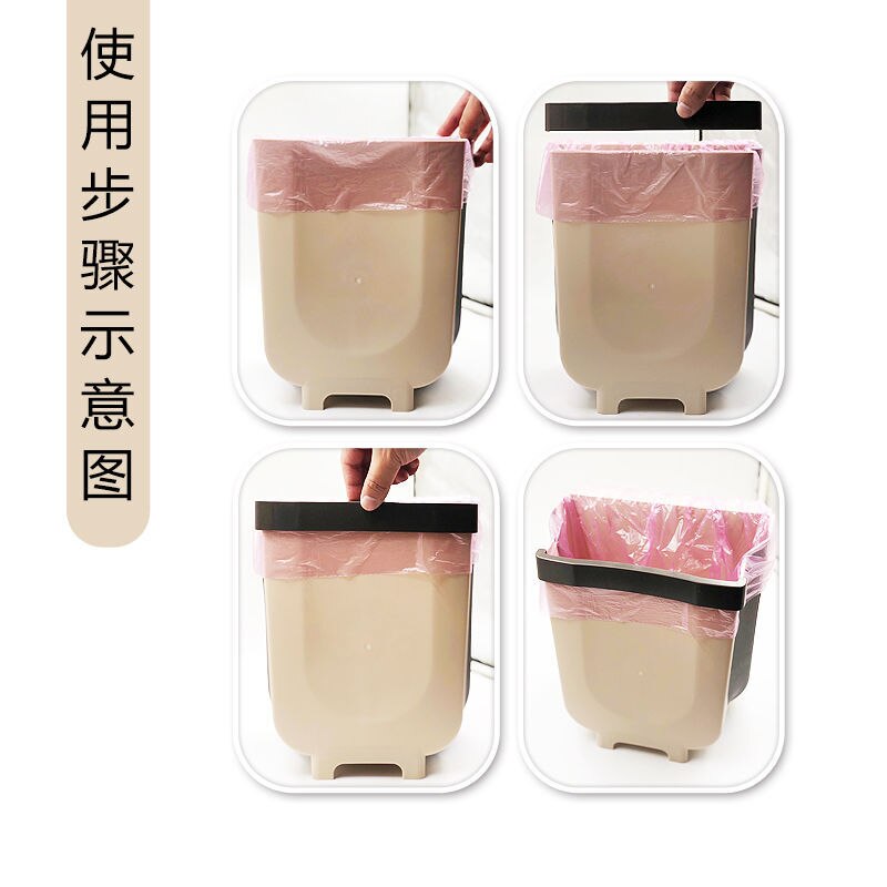 9l hopfällbara soptunnor noll avfall papperskorg soptunna kök soptunna soptunna plast soptunna soppåshållare