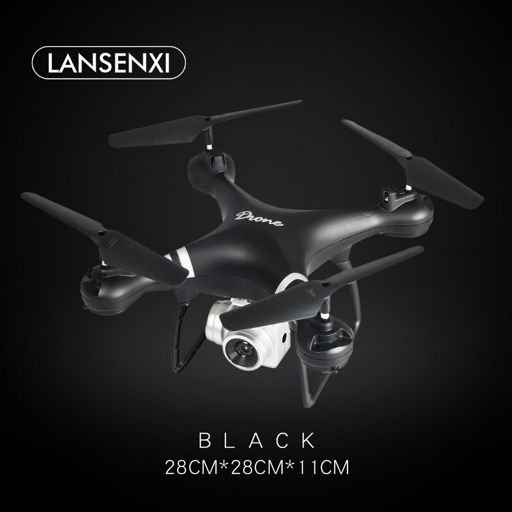 Mini RC Drone 4K/1080p HD Camera Aerial Photography Helicopter 360 Degree Flip Foldable Quadcopter: KY101 720p black