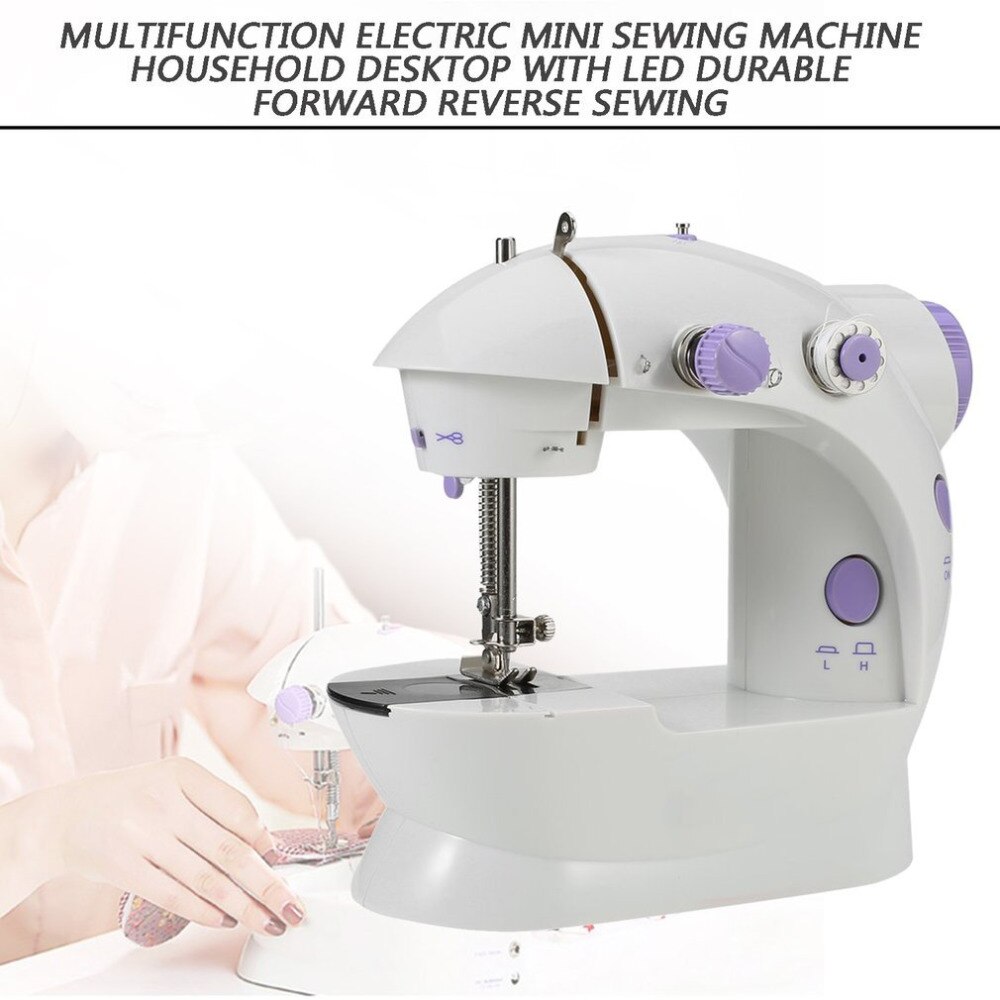Portable Electric Sewing Machine Set Sewing Tailor Small Household Electric Mini Multifunction Portable Sewing Machine Tools