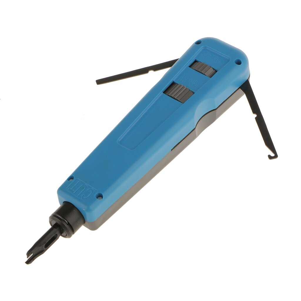 Multi-Function Impact Punch Down Tool Wire CAT6 Network Ethernet Coax