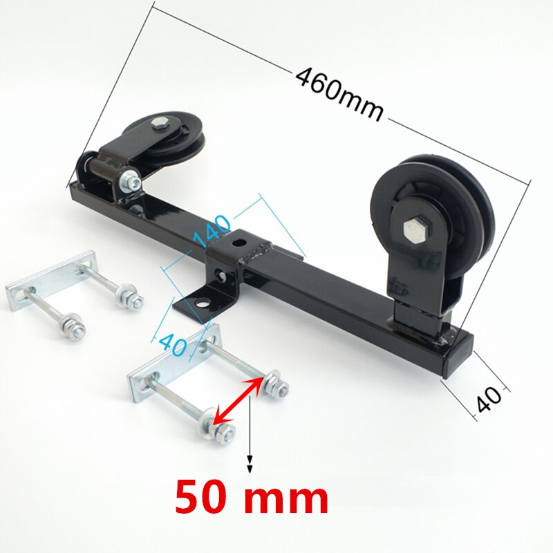 Fitness DIY Pulley Cable Machine Attachment Arm Biceps Triceps Back Chest Blaster System Gym Pull Down Equipment For Square Tube: For 50mm