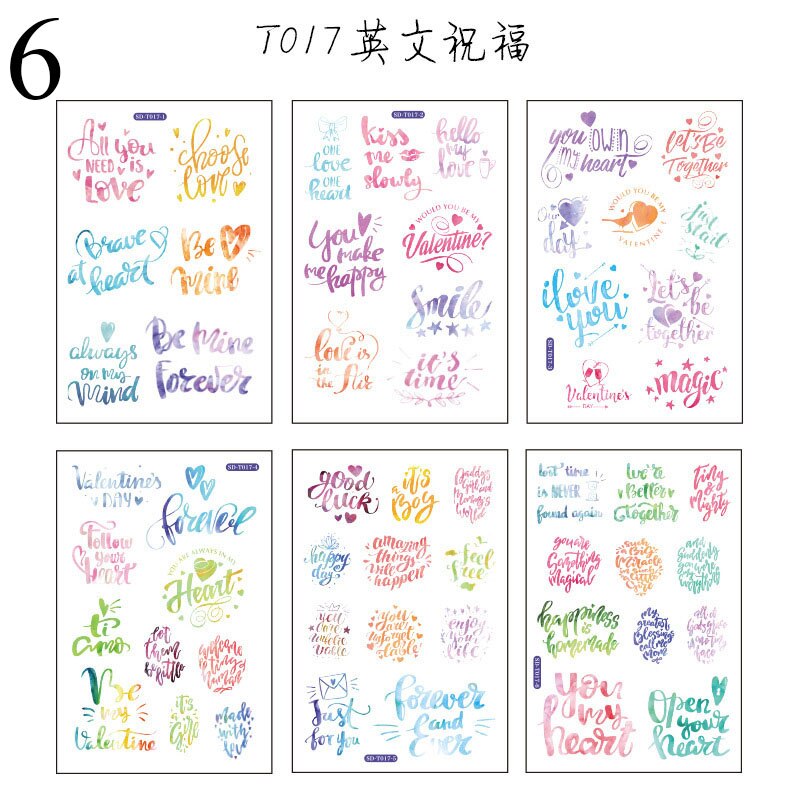 6 Sheets Kawaii Whale Stationery Sticker Cute Fruit Sticker Decorative Adhesive Sticker For DIY Diary Scrapbooking Albums: 6