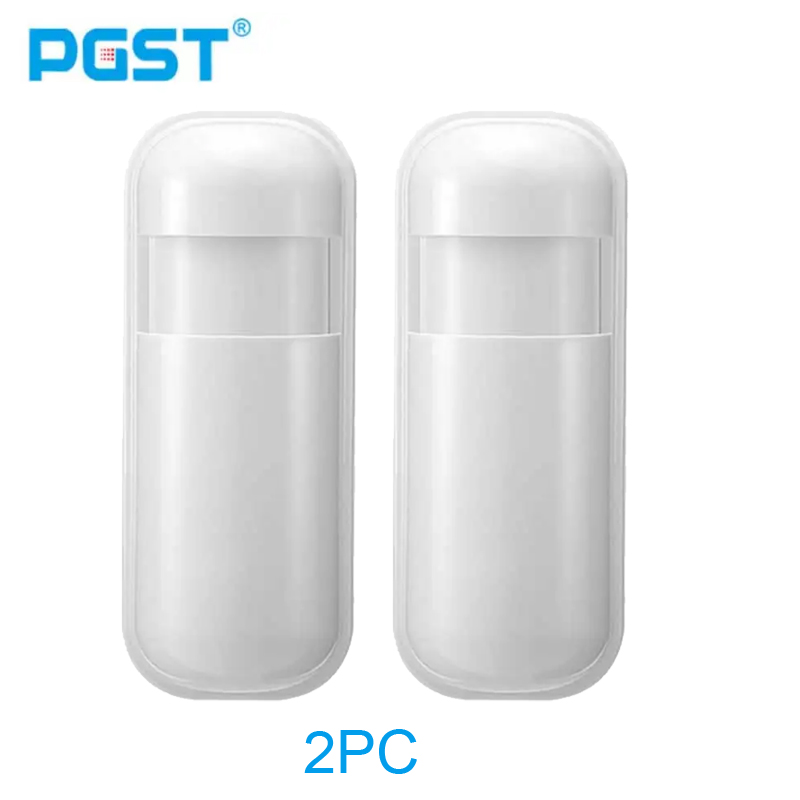 PGST-92R draadloze bewegingssensor voor thuis, 433 MHz miniatuur infrarood PIR-detector, onafhankelijk alarm, 433 MHz, geschikt voor GP-103 107: Rood
