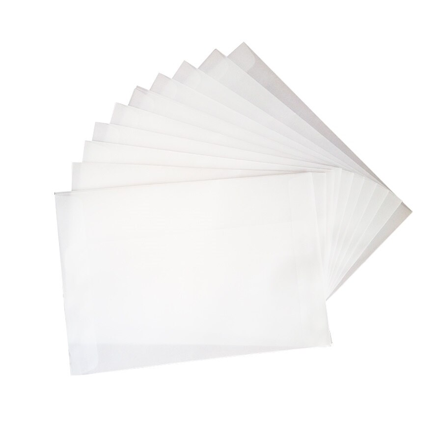 100pcs/lot Lovely Blank Translucent vellum Paper Envelope For Party Wedding Stationery