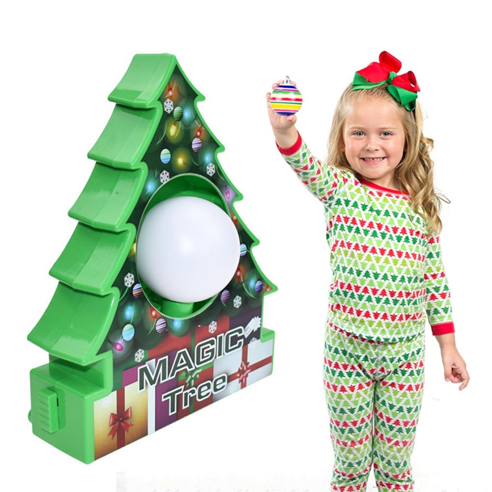 Newest Christmas Tree Painting Ball Christmas Magic Tree Jewelry DIY Christmas Ornaments Xmas Tree Decor Kit Painting Ball Toy