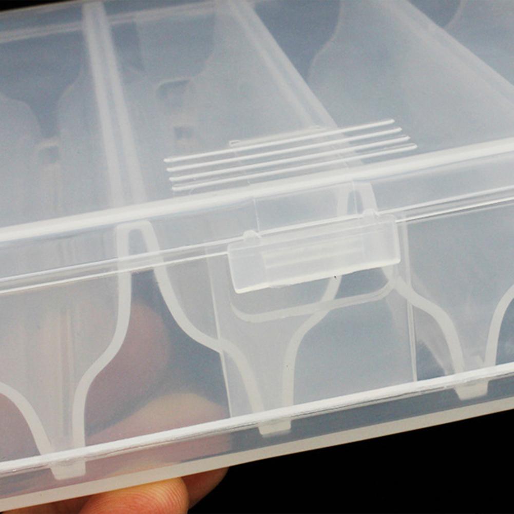 Fishing Tackle Box Double Sided 14 Compartments Sturdy Transparent Hard Plastic Lure Container for Lure fishing tackle box