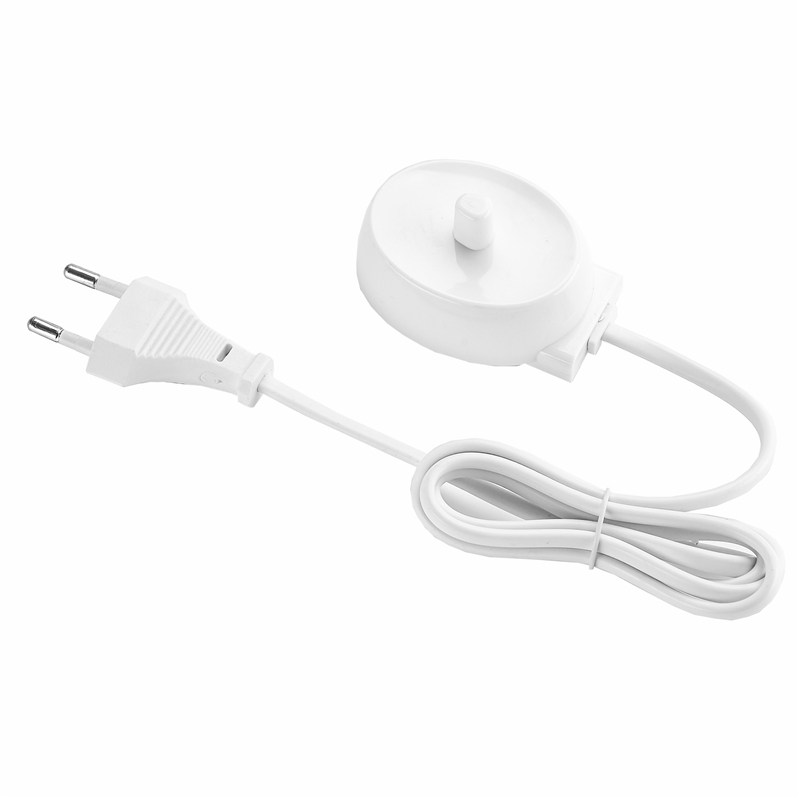 110-220V Replacement Electric Toothbrush Charger Model 3757 Suitable For Braun Oral-b D17 OC18 OC20 Charging Cradle EU/US Plug: Dark Grey