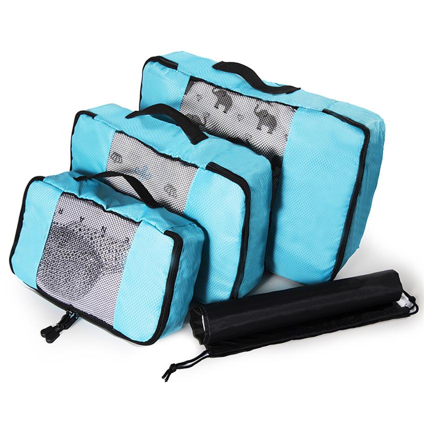 Bolsa de lona plegable impermeable de Nylon para mujer, bolsa de viaje con doble cremallera, bolsa de viaje para hombres y mujeres