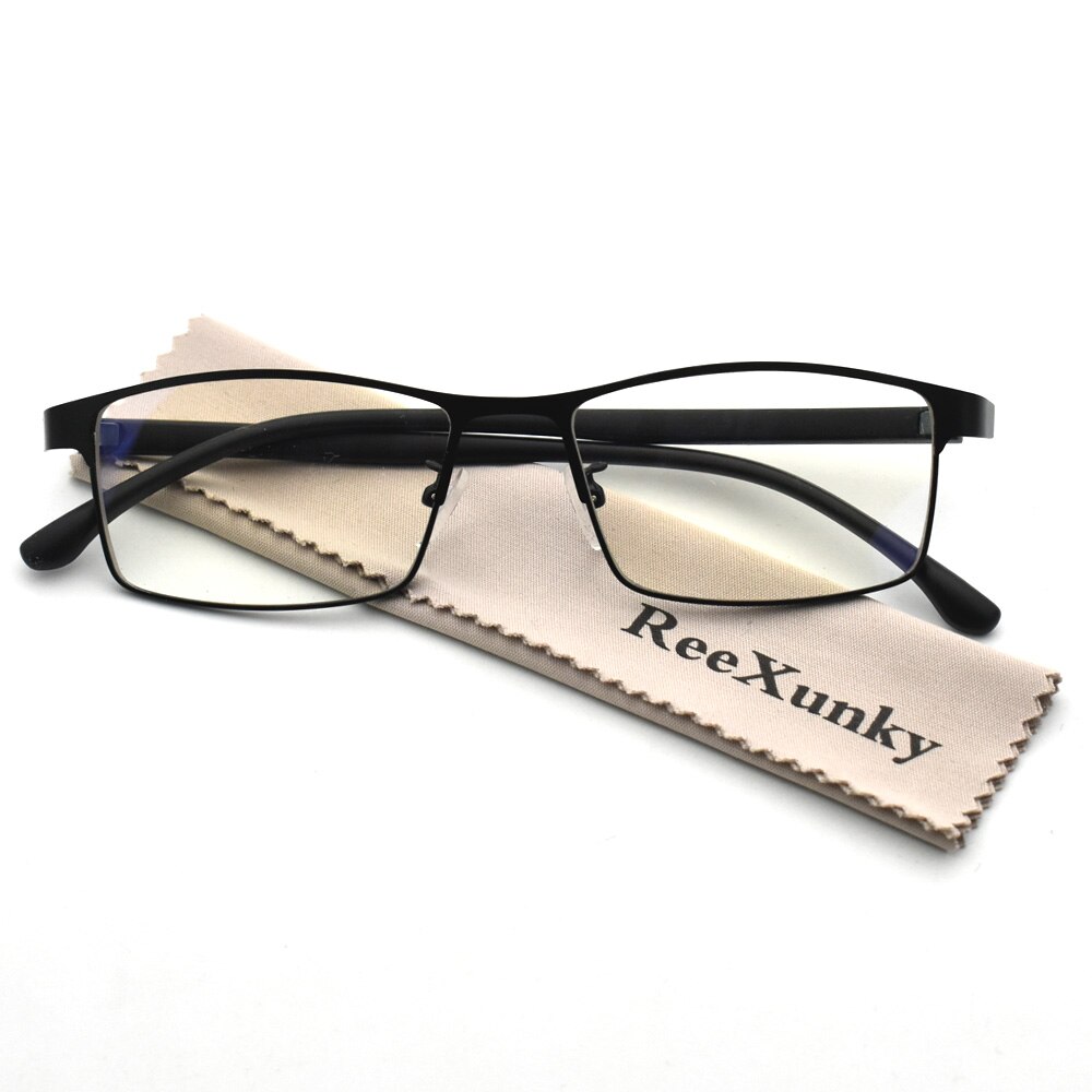 Anti Blue Light Glasses Men Computer Screen Eye Protection Anti Radiation Eyewear Frames Goggles Anti Eye Fatigue Glasses: Black