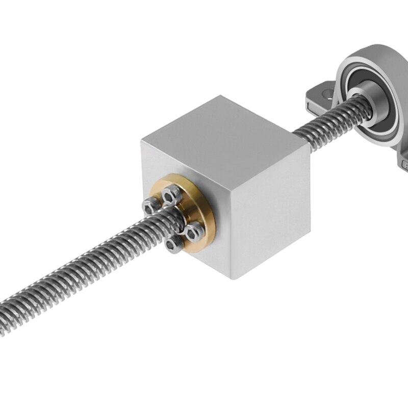 T8 Screw Kit Screw Set Horizontal or Vertical Screw Pitch 2mm Lead 8mm Length 200 300 400 500mm 3D Printer CNC Engraving Machine