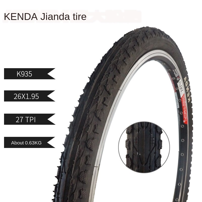 KENDA K192 MTB Bicycle Tyre 26x1.25/26x1.5/26x1.75/26x1.95/26x2.125 /26x1-38mm Kenda 26er All Size MTB Tyre Mountain Bike Tires: K935 26 X 1.95
