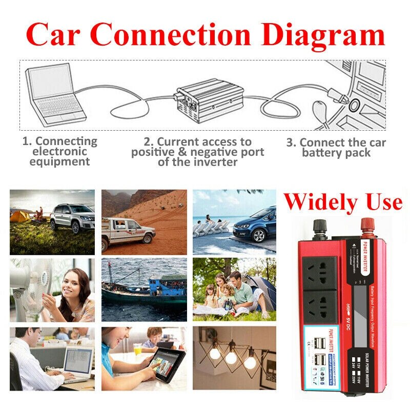 Voltage Transformer 3000W Peak Current Transformer Solar Inverter Inverter 4