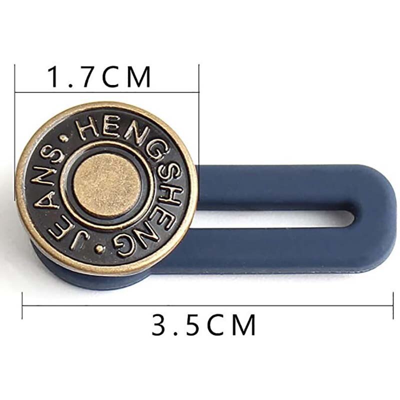 5 Stks/set Magic Metalen Knop Extendertrousers Jeans Knoppen Verstelbare Intrekbare Taille Extenders Zwangerschap Accessoires