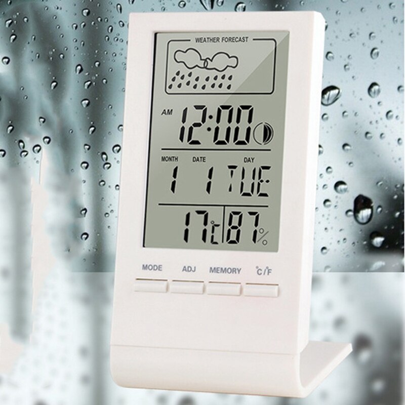 Thermomètre et hygromètre automatique pour intérieur et extérieur, indicateur de Station météo électronique, moniteur de température et d&#39;humidité
