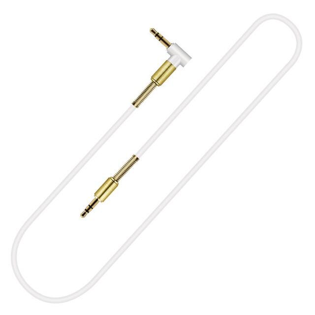Audio Kabel Jack 3.5 Mm Kabel 3.5 Mm Jack Speaker Kabel Voor Auto Hoofdtelefoon Cord Audio Hoofdtelefoon Accessoires: straight white