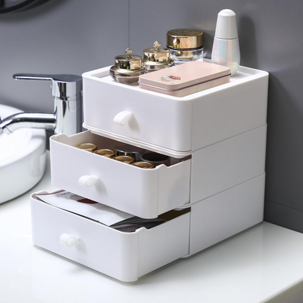 Small Storage Drawer Stackable Top Desktop Organizer Boxes Stationery Storage Rack Makeup Organizer Office Accessories