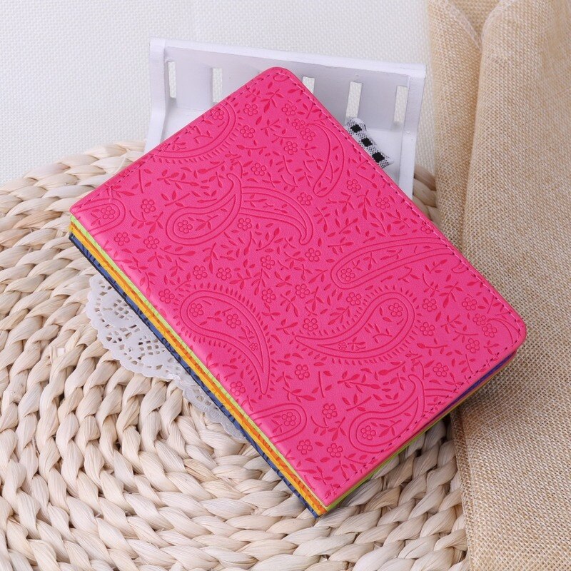 Ladies Cute Lavender Leather Passport Cover Holder Women Thin Travel Passport Leather Case