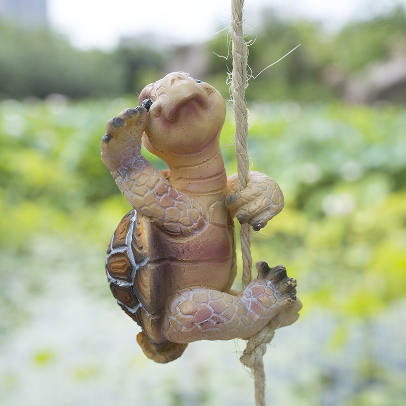 Resin Miniatures Tortoise Frog Animals Garden Decoration Outdoor Home Sculptures Ornaments