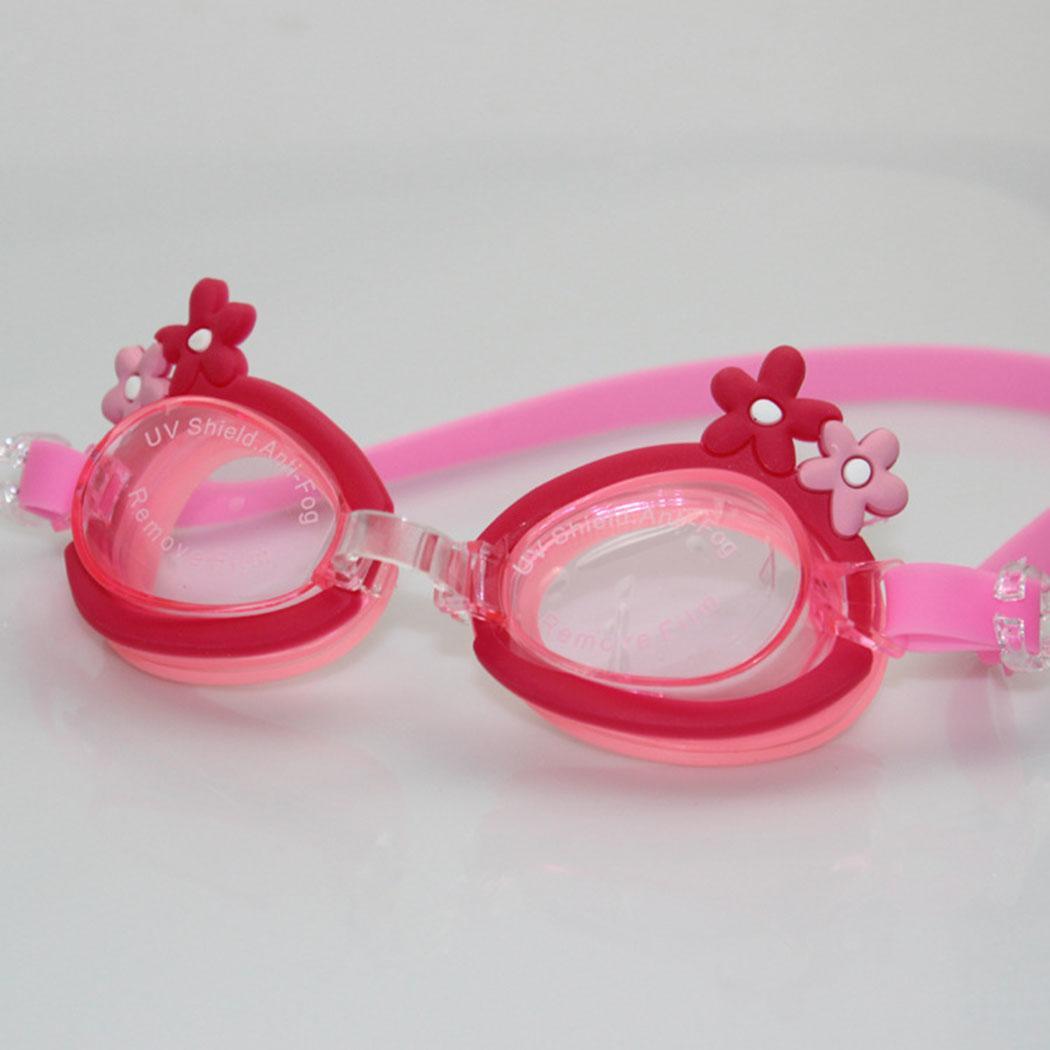Niños Linda forma Animal impermeable suave 3-8 años de edad Anti-niebla, gafas de natación Anti-niebla a prueba de agua