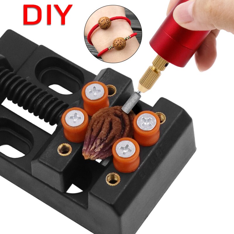 Mini tornillo de banco para tallado de mandíbula, pinza de banco, prensa de taladro, placa de Micro Clip, alicates ajustables, herramientas manuales de joyería DIY