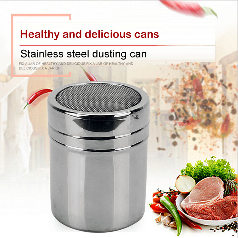 1Pc Classic Rvs Koffie Shaker Filter Chocolade Suiker Cacao Zeefje Poedersuiker Kaneel Zeef Keuken Gereedschap