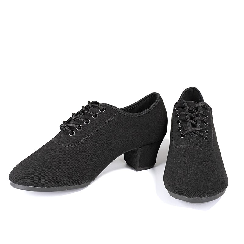 tanzen Schuhe Oxford Tuch Gummi Sohle Ballsaal/Latein/Moderne/Tango 5cm Platz Fersen drinnen/draussen tanzen Schuhe für Frauen Mädchen