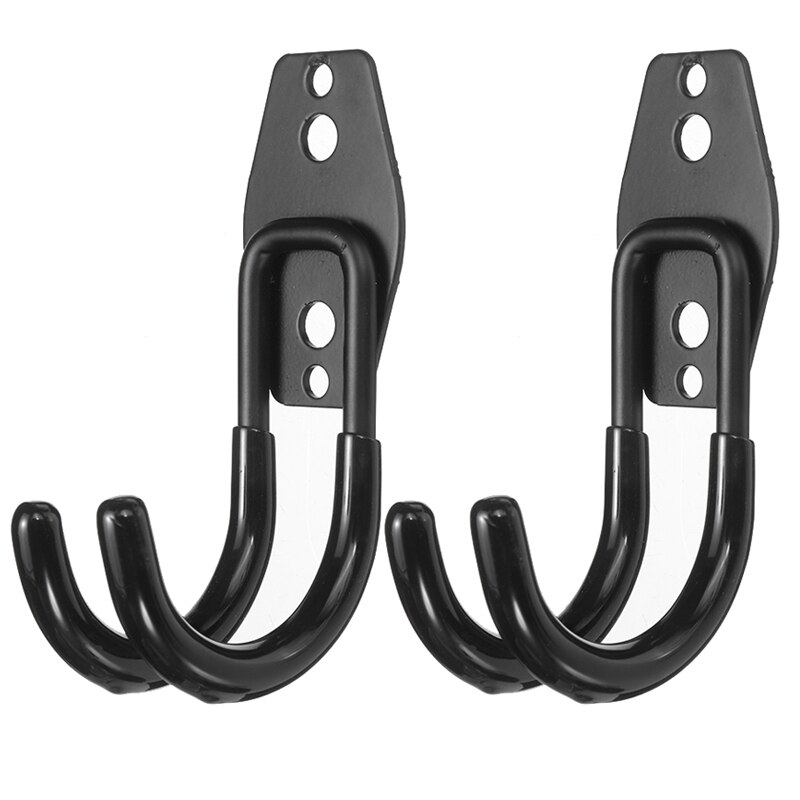 2Pcs Heavy Duty Storage U-Hooks Garage Bike Ladder Wall Mounted Large Brackets For Home Warehouse Storage Hooks