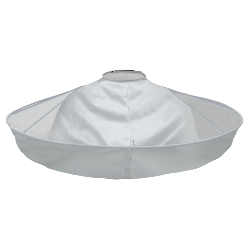 Cape de barbier professionnelle, parapluie pliable, Cape de coupe de cheveux, tablier de coupe de cheveux imperméable, outils de coiffure à domicile, bricolage: WHITE