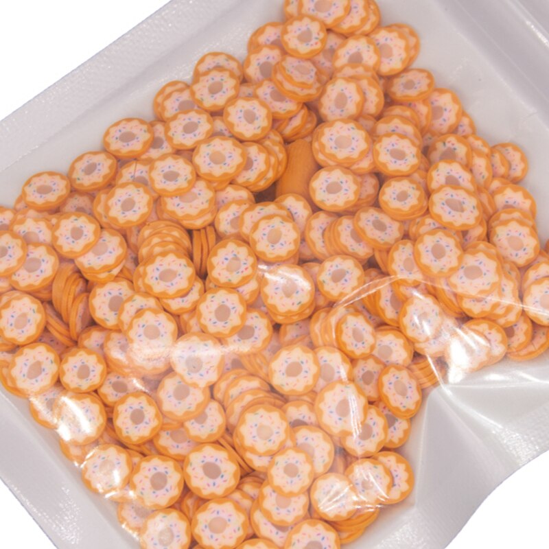 30g pan, pizza, queso, forma de hamburguesa rebanadas de arcilla polimérica rociadores para manualidades Fabricación de bricolaje Slimes relleno de resina acrílica: 6 small