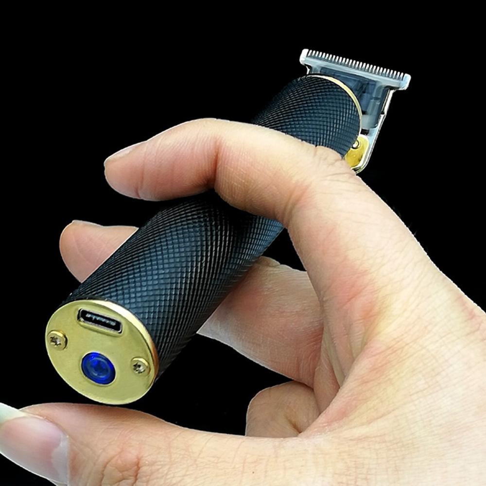 KEMEI km-1971 Hair Clippers Men Hair Beard Trimmer USB Rechargeable Cordless Barber Hair Grooming Kit with 4 Guide Combs