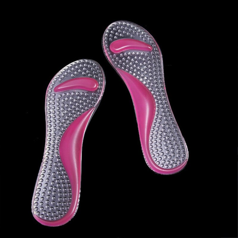 1Pair Women High Heel Arch Support Orthopedic Insoles Anti-slip Massaging Metatarsal Cushion Pad Shoes Accessories