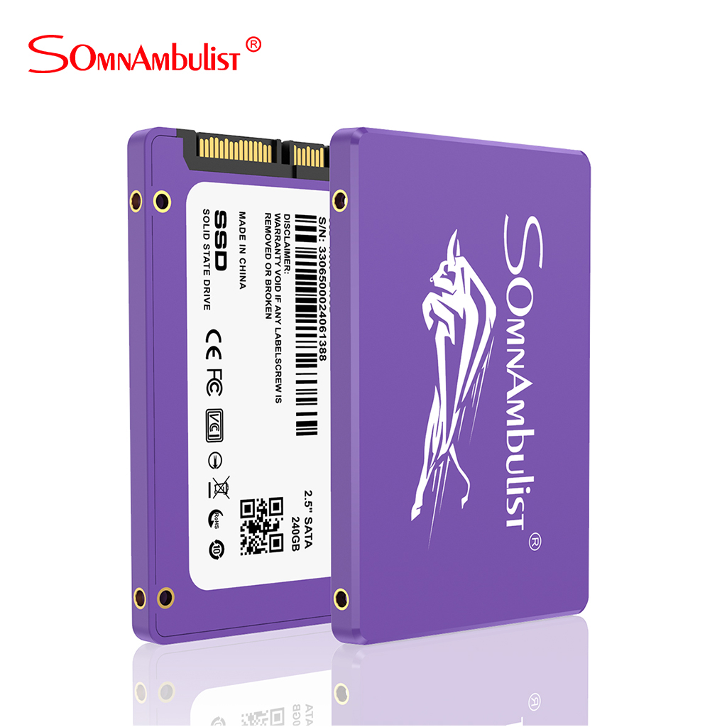 Disque dur ssd, sata 3, avec capacité de 60 go, 2.5 go, 240 go, 480 go, 2 to, pour ordinateur de bureau, pc portable