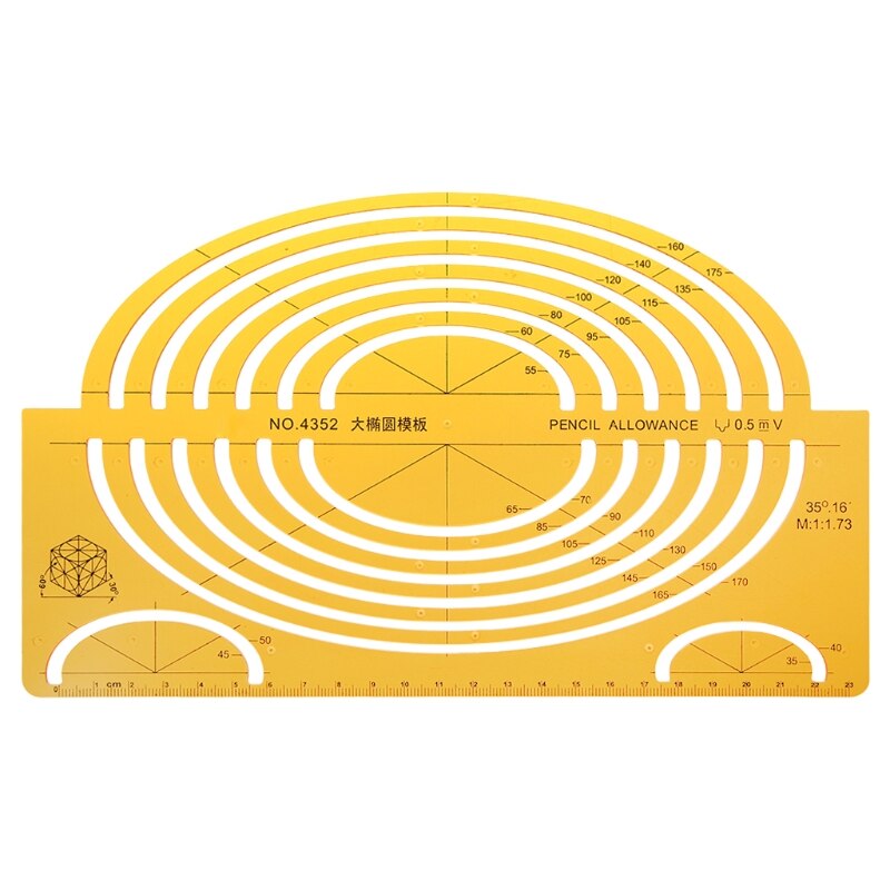 Geometrische Elektricien Bekisting Template Heerser Stencil Tekening Meten Tool