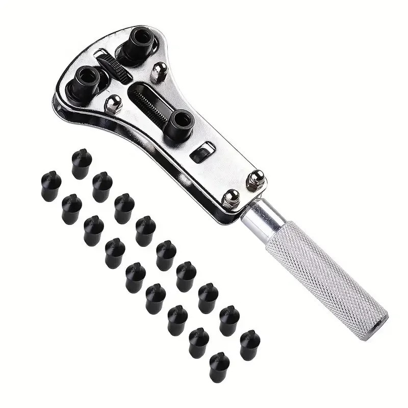 3 Claw Watch Case Opener Adjustable Screw Back Remover Wrench Replace Battery After Repairing Tool Bottom Cap