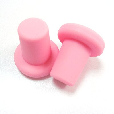 Tapón de silicona para botella, tapón para vino, herramientas de preservación para Bar familiar, seguro y saludable, 6 colores, 1 Uds.: 1 PC pink