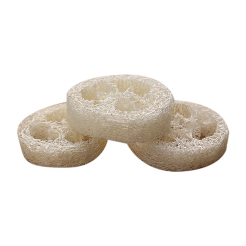 200 Pieces of 4-6 cm Diameter Loofah Slices DIY Custom Soap Tools, Cleaning Supplies, Sponge Washer: Default Title