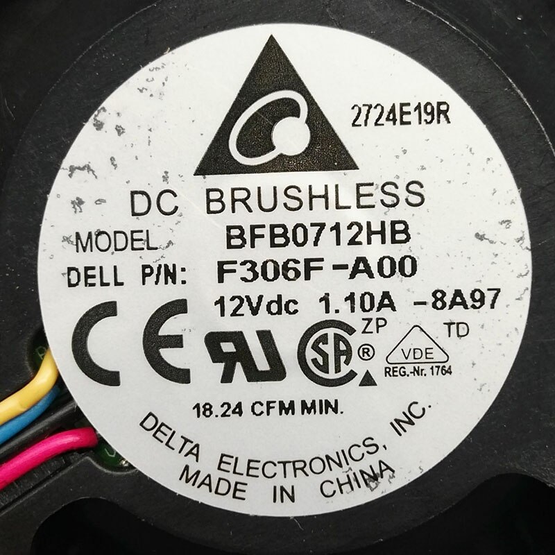 and Original CPU fan BFB0712HB 8A97 BFB0712HB-8A97 CPU cooling fan cooler DC 5V 1A 0F306F F306F