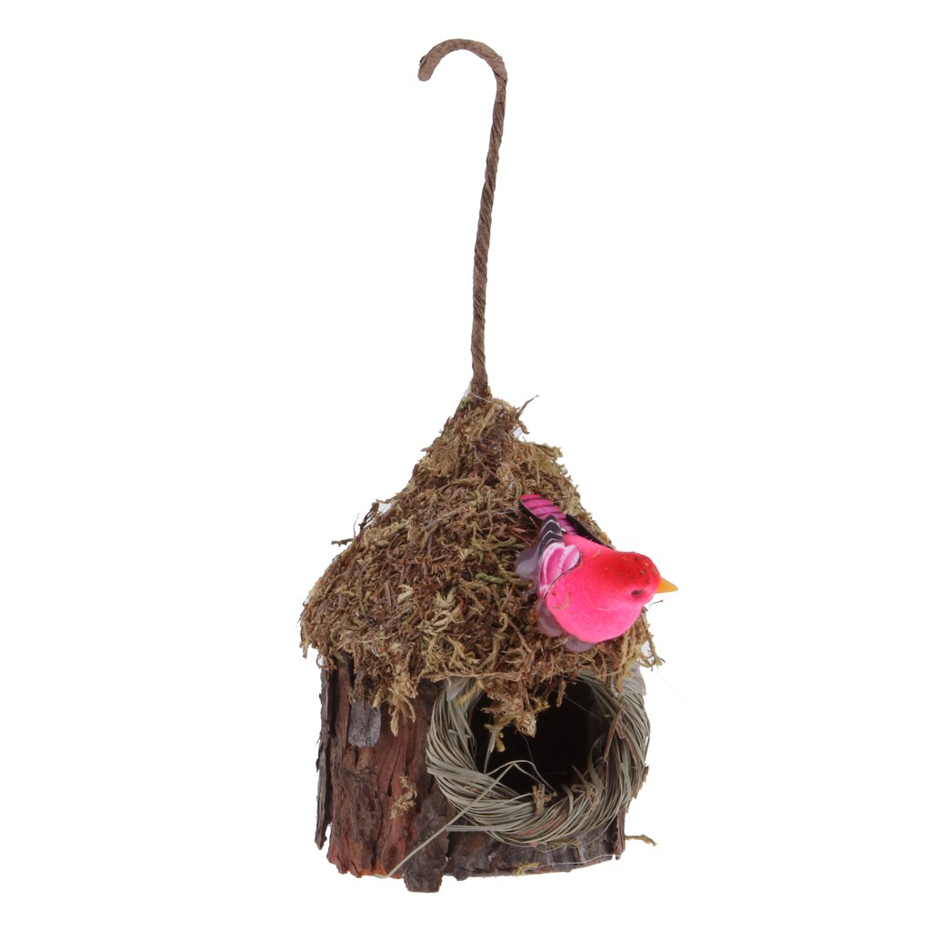 Natural Handmade Straw Grass Bird Nest Warm Breeding Hatching Bed House Cage Assorted Designs