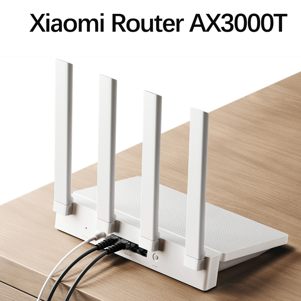Xiaomi-enrutador AX3000T WiFi 6, tecnología de malla, 2,4 GHz, 5GHz, MiWiFi ROM, protección eficiente de penetración en la pared, repetidor