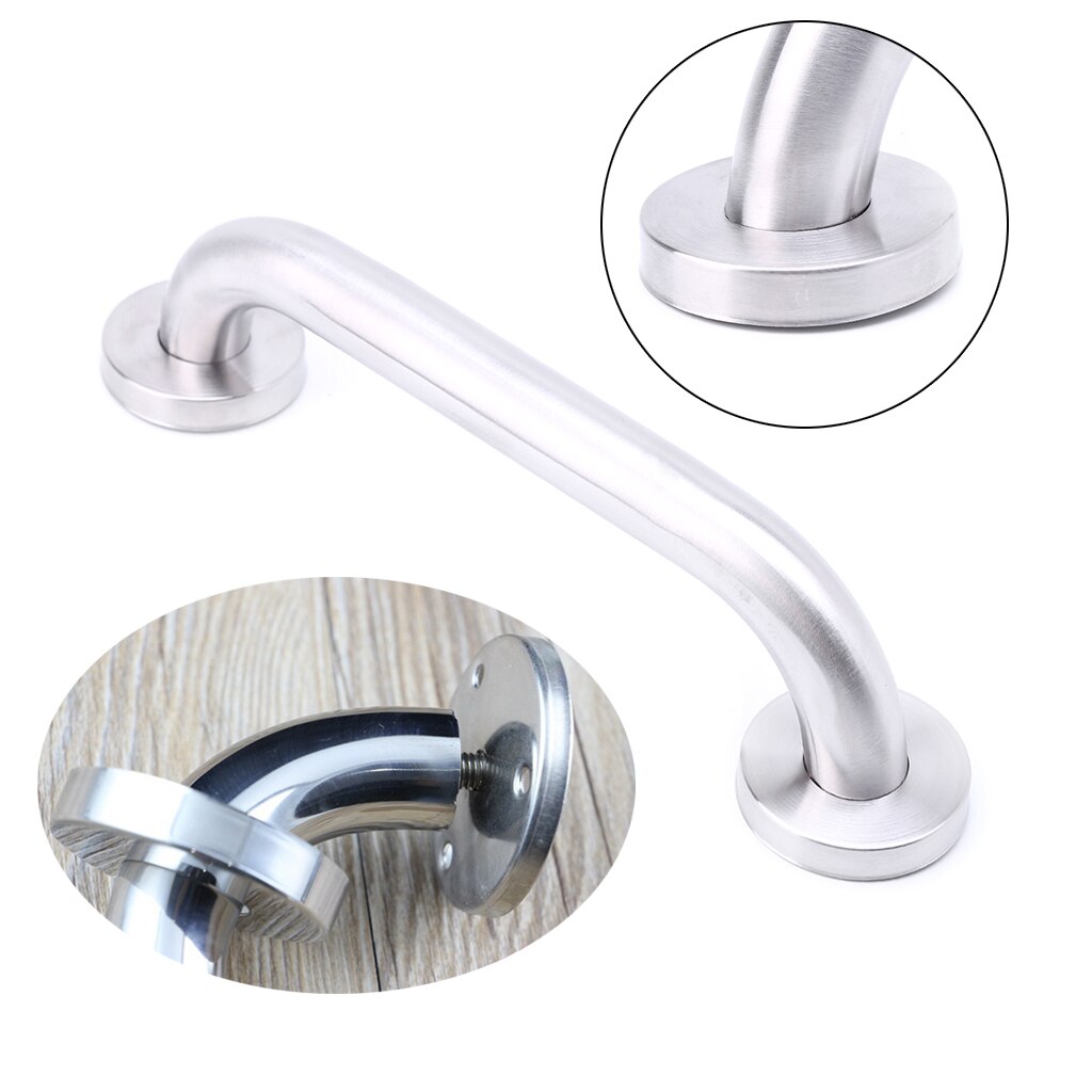 Bathroom Shower Tub Handrail Stainless Steel Safety Toilet Support Rail Grab Bar 25cm Handle