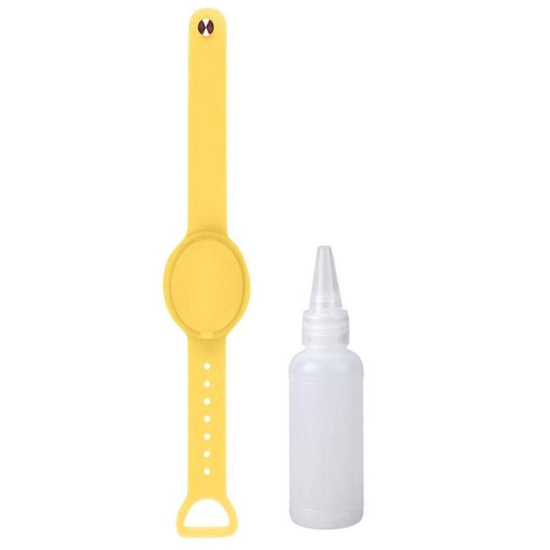 Silicone Extérieur Désinfectant Bracelet Antiseptique Pour Les Mains Portable Bracelet Désinfectant pour les mains Sous-Emballage Distributeur De Savon: 5