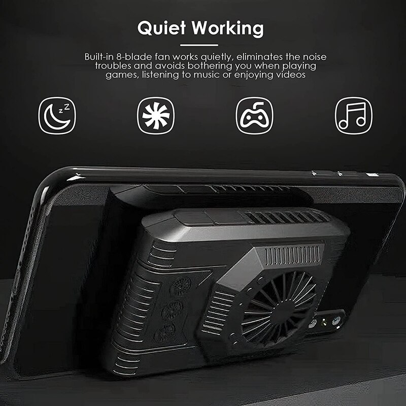 Mobiel Cooler Pad Draagbare Halfgeleider Koeling Fan Cooling Pad Voor Mobiele Telefoons Tabletten