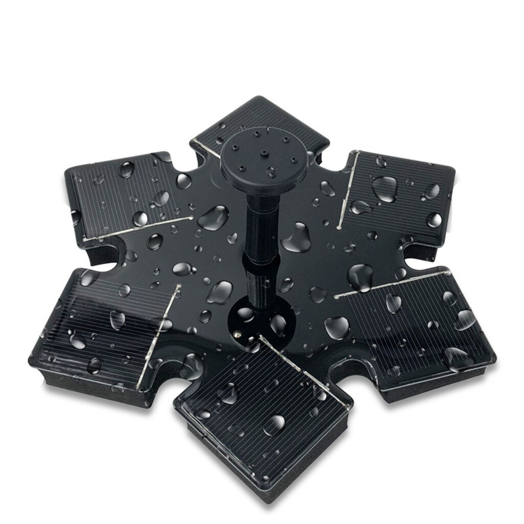 Mini Solar Power Water Fountain Garden Pool Pond Outdoor Solar Panel Bird Bath Floating Water Fountain Garden Decor #25